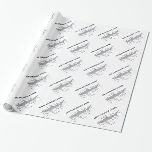 Wie man einen Haifisch erkennt (Biologie-Spaß) Geschenkpapier