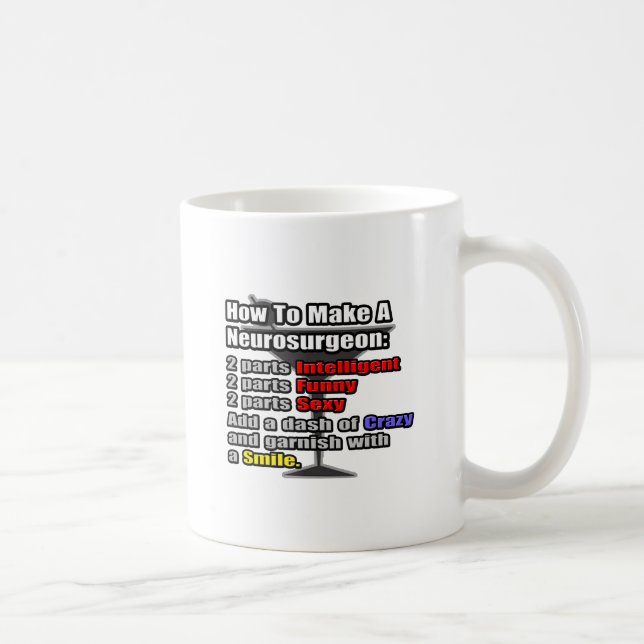 Wie man einen Neurochirurgen macht Kaffeetasse (Rechts)