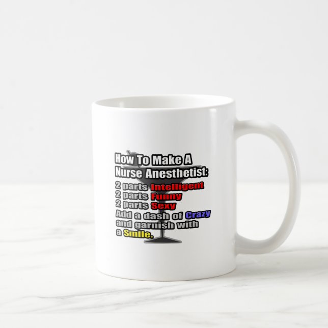 Wie man einen Nurseanästhesisten macht Kaffeetasse (Rechts)