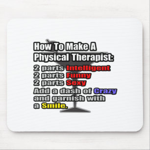 Wie man einen Physiotherapeuten macht Mousepad