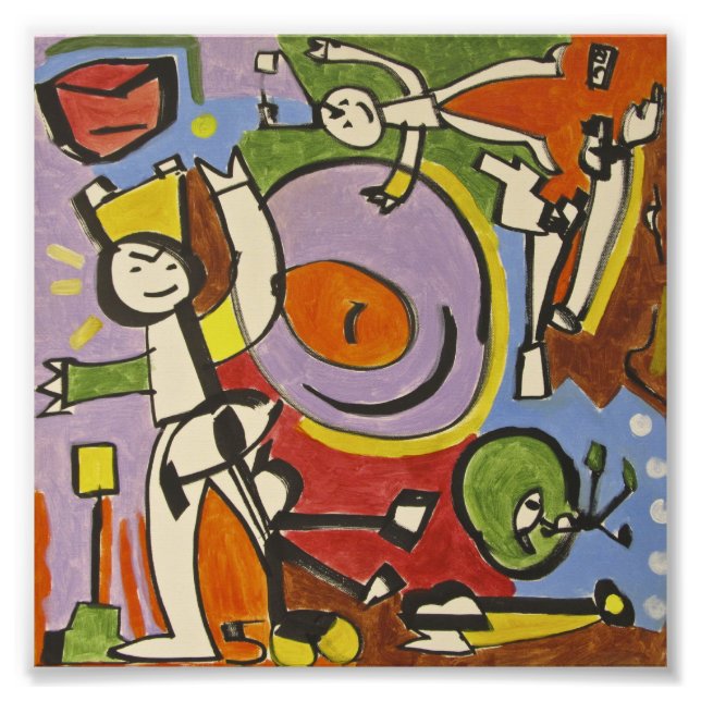 Wie man einen schlechten Typ von Patrick & John Ze Fotodruck (Vorne)