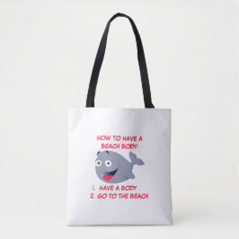 Wie man einen Strandkorpus hat, lustiger Sommer Tasche