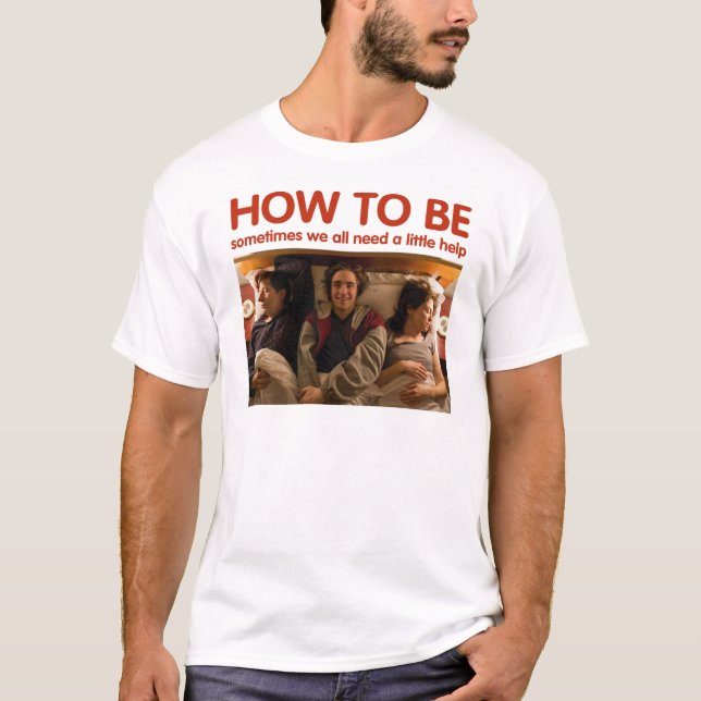 Wie man - im Bett-Weiß-T-Shirt ist T-Shirt (Vorderseite)