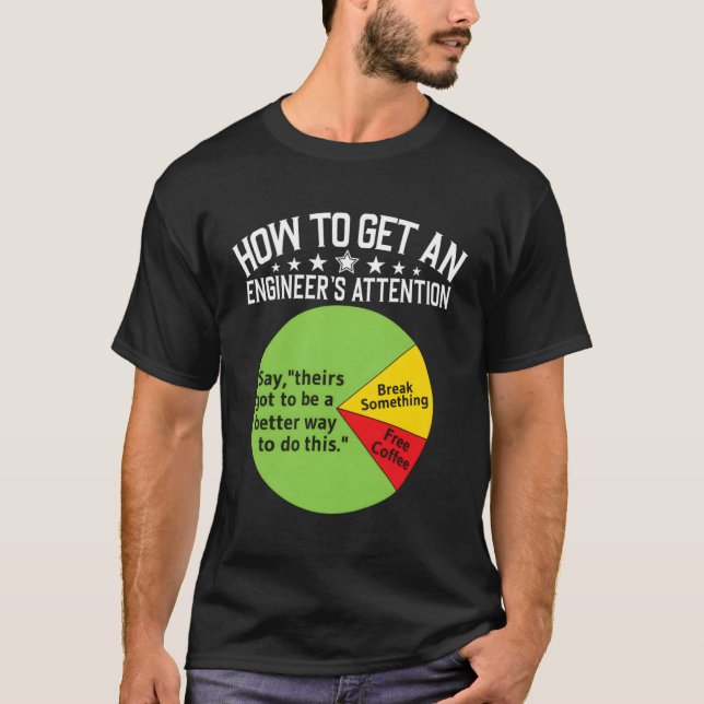 Wie man Ingenieure auf den Engineering-Computer au T-Shirt (Vorderseite)