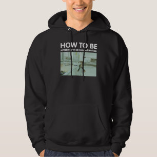 Wie man Kunst-Gefriermaschinehoodie-Schwarzes ist Hoodie