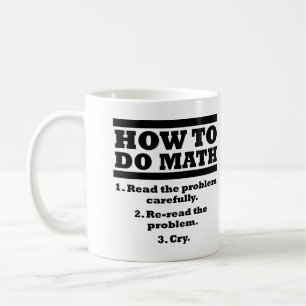 Wie man lustige Mathematik-Tasse oder Reisebecher  Kaffeetasse
