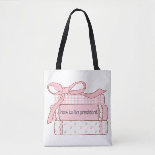 Wie man Präsident wird Girly Books Design Cute P Tasche