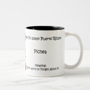 Wie man Puertorikaner spricht Zweifarbige Tasse