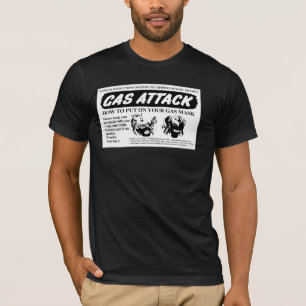 Wie man sein Gas-Maske-T-Shirt anzieht T-Shirt