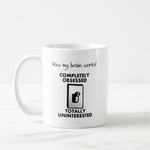 Wie mein Gehirn funny Mug funktioniert Kaffeetasse