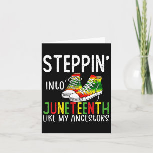 Wie meine Vorfahren glücklich J. in die Juneteenth Karte