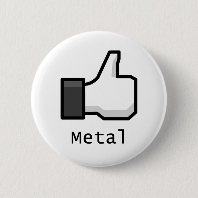 Wie Metall Button (Vorderseite)