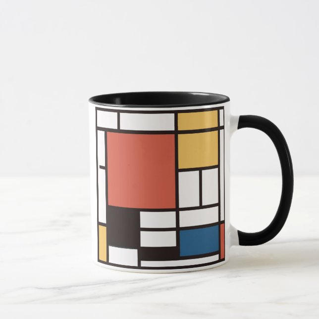 WIE MONDRIAN 2 TASSE (Rechts)