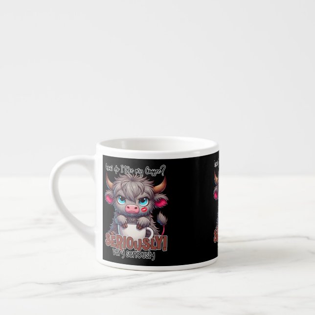 Wie nehme ich meinen Kaffee? Ernst Sehr Ernst  Espressotasse (Links)