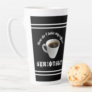 Wie nehme ich meinen Kaffee? Latte Tasse