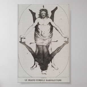 Wie oben so unten Abbildung Poster