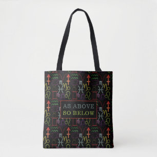 Wie oben, unten, astrologisch tasche