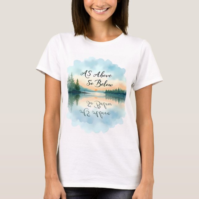 Wie oben, unten T-Shirt (Vorderseite)