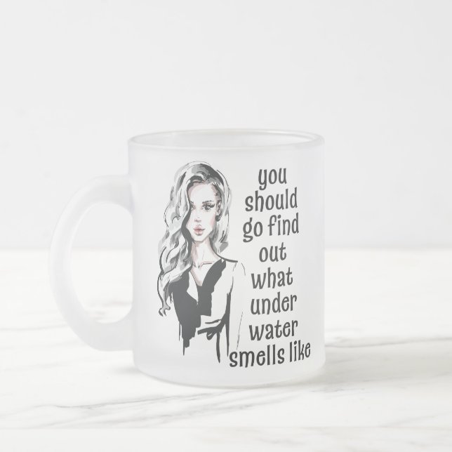 Wie riecht Unterwasser? Mattglastasse (Links)