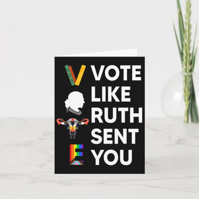 Wie Ruth dich geschickt hat Karte (Vorderseite)
