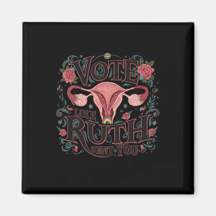Wie Ruth Ihnen RBG Feminist Voting Inspiration ges Magnet