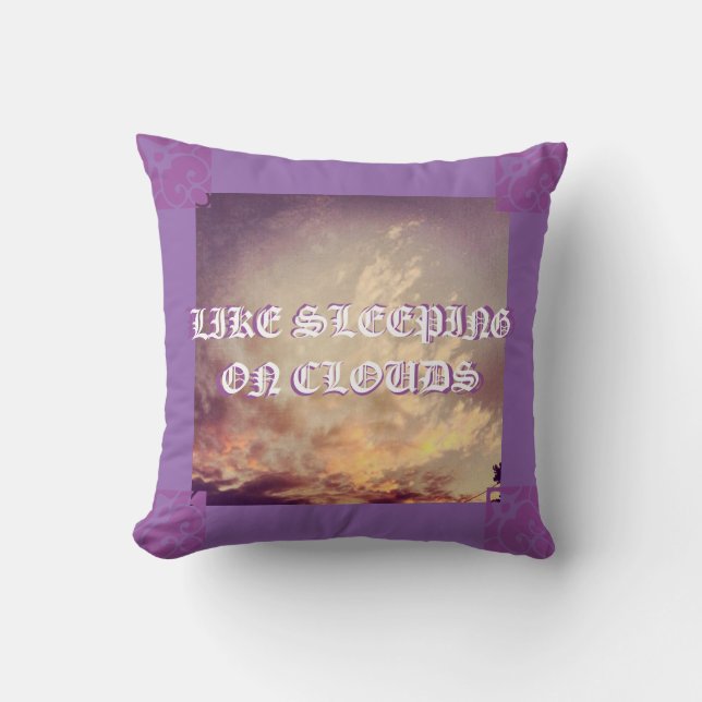 WIE SCHLAFEN AUF KLOUDS PILLOW KISSEN (Vorderseite)