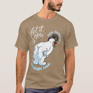 Wie Schneeflocken wirklich gemacht werden, lustige T-Shirt