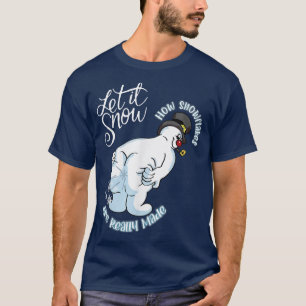 Wie Schneeflocken wirklich gemacht werden, lustige T-Shirt