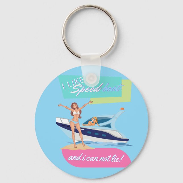 wie Schnellboot Schlüsselanhänger (Vorderseite)
