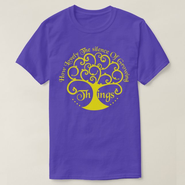 wie schön die Stille des Anbaus von Dingen 3 T-Shirt (Design vorne)