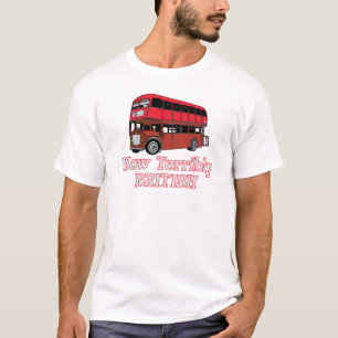 Wie schrecklich britischer Bus T-Shirt
