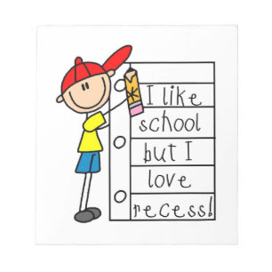 Wie Schule Liebe Pause Notizblock
