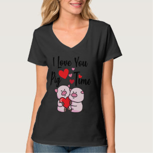Wie sehr du mich hasst lustige Paare und Spaß L T-Shirt