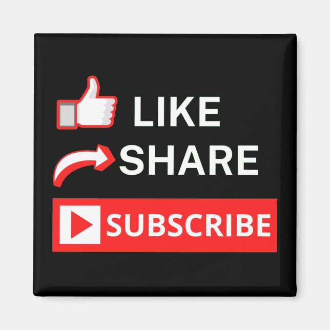 Wie Share-Abonnement Magnet (Vorne)