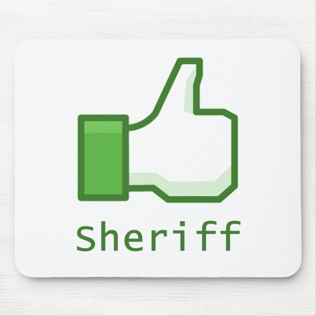Wie Sheriff Mousepad (Vorne)