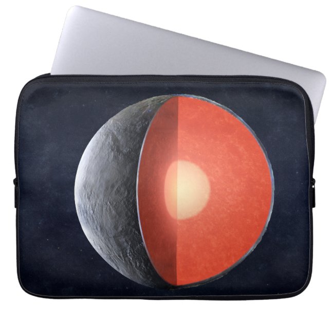 Wie sich ein Felsplanet bildet. Laptopschutzhülle (Vorderseite)