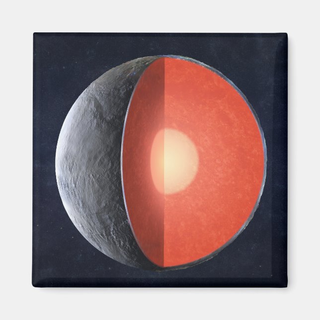 Wie sich ein Felsplanet bildet. Magnet (Vorne)