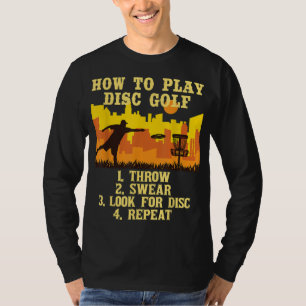 Wie Sie den Golf Player auf der Festplatte spielen T-Shirt