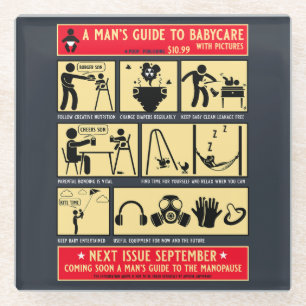 Wie Sie ein Vater-Guide sein können Glasuntersetzer