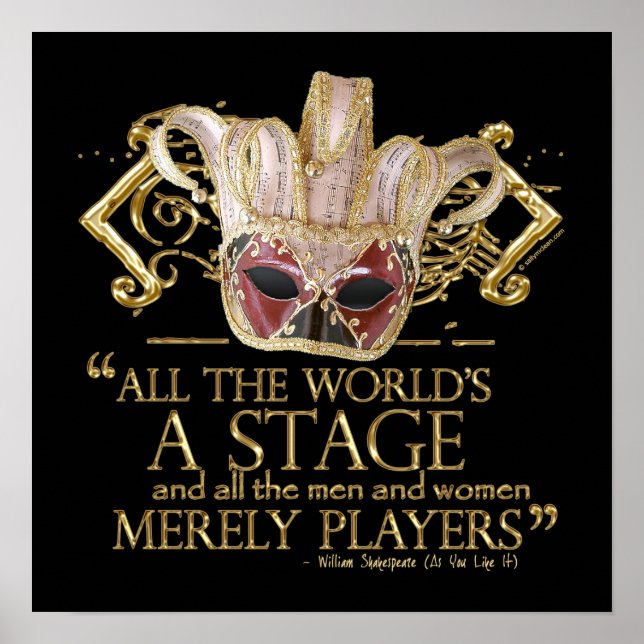 Wie Sie es wollen Bühne Angebot (Gold-Version) Poster (Vorne)