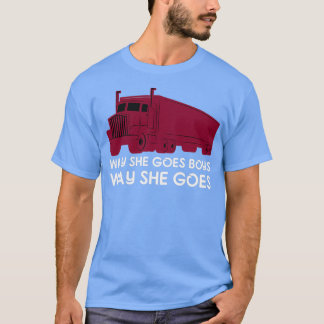 Wie sie Jungs LKWs befördert T-Shirt