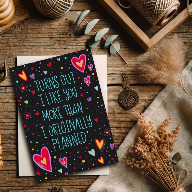 Wie Sie mehr als ich geplant Angebot Valentine Nie Karte (Von Creator hochgeladen)