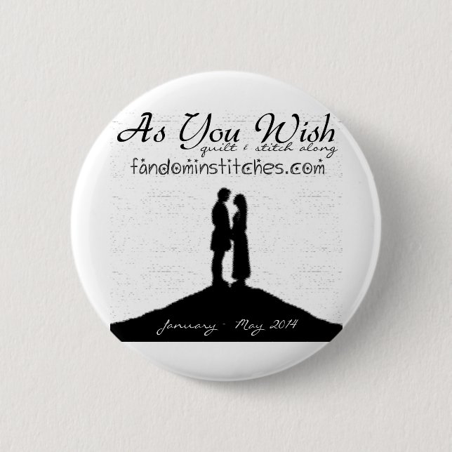 Wie Sie Steppdecke u. Stich entlang 2014 wünschen Button (Vorderseite)