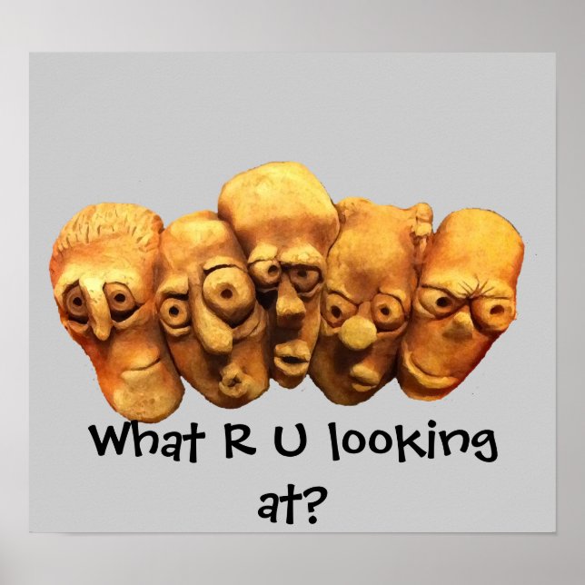 Wie sieht R U aus? Poster (Vorne)