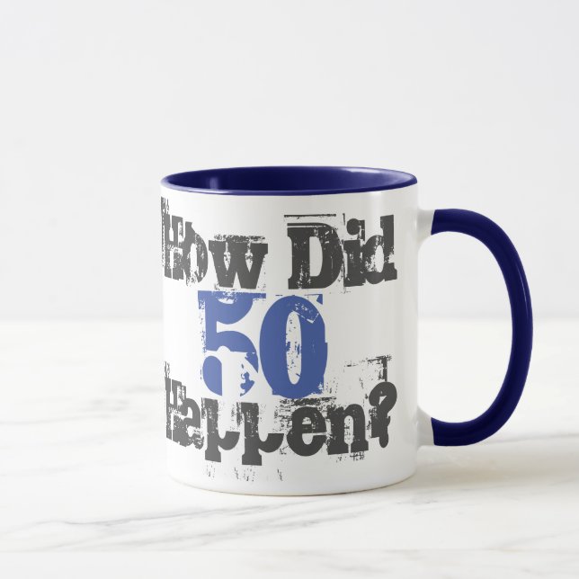 Wie sind 50 passiert? - Zwei-Tone-Tasse Tasse (Rechts)