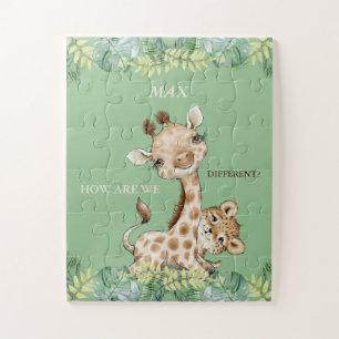 Wie sind wir andere Giraffe Cheetah Kinder?