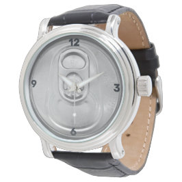 Wie spät ist es? Beer Lid Spaß Watch Armbanduhr
