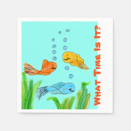 Wie spät ist es? serviette