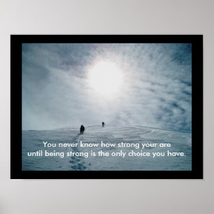 Wie stark Sie sind - Kunstdruck Poster