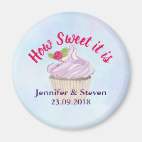 Wie süß es ist Pink Cupcake Wedding